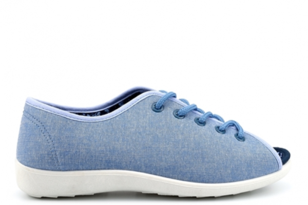 Kanvas dengan Pergelangan Kaki Terbuka